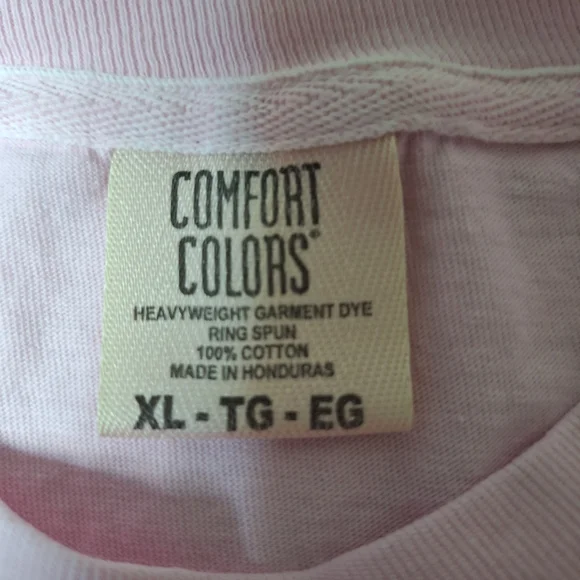 Comfort Colors Pink Free Bird Tee Shirt - Picture 5 of 5